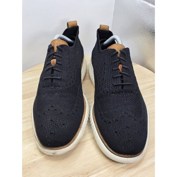 Cole Haan Mens 2.ZeroGrand Stitchlite C27568 Black Oxford Shoes Size 9M - Picture 4 of 9